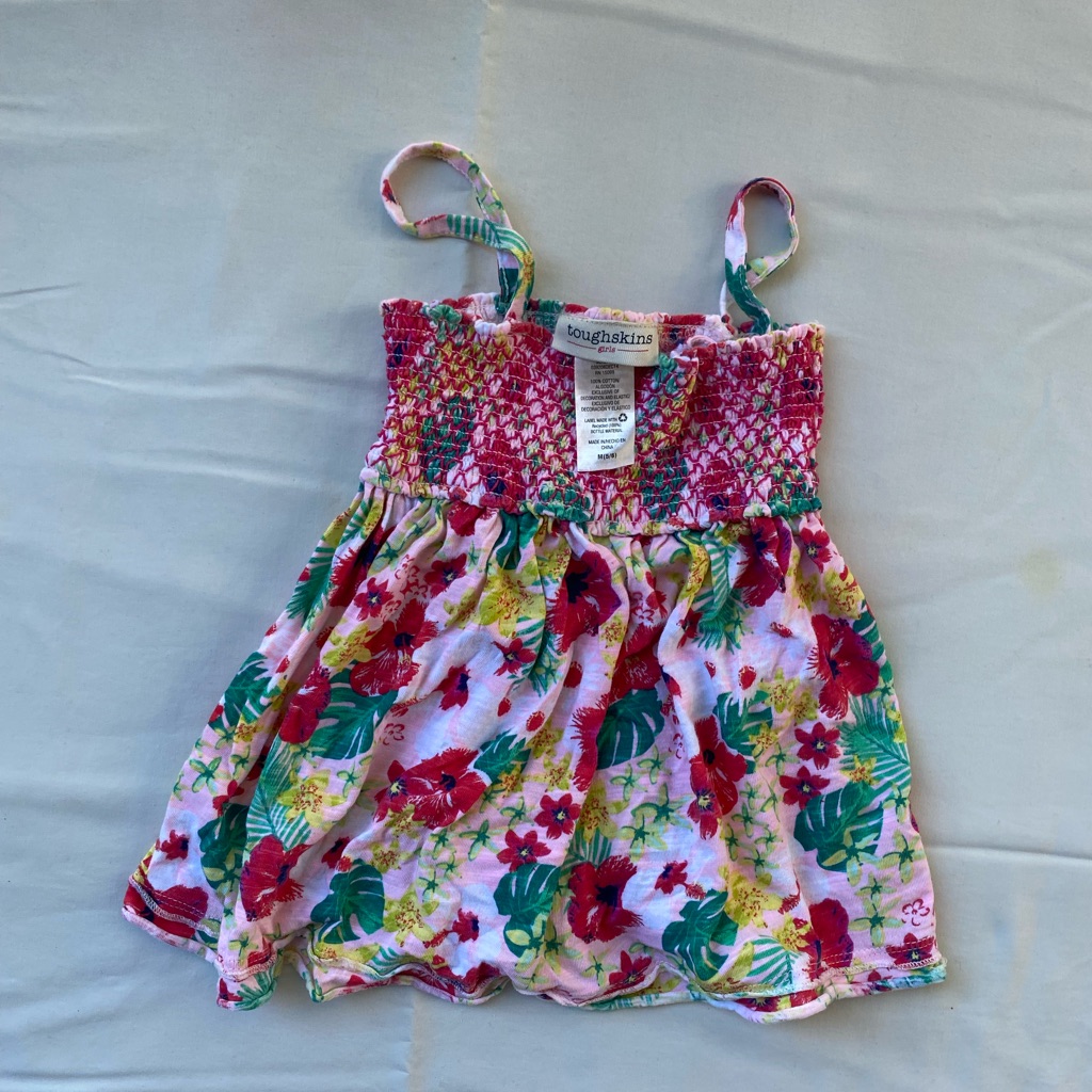 Toughskins Girls Floral Summer Tank Top